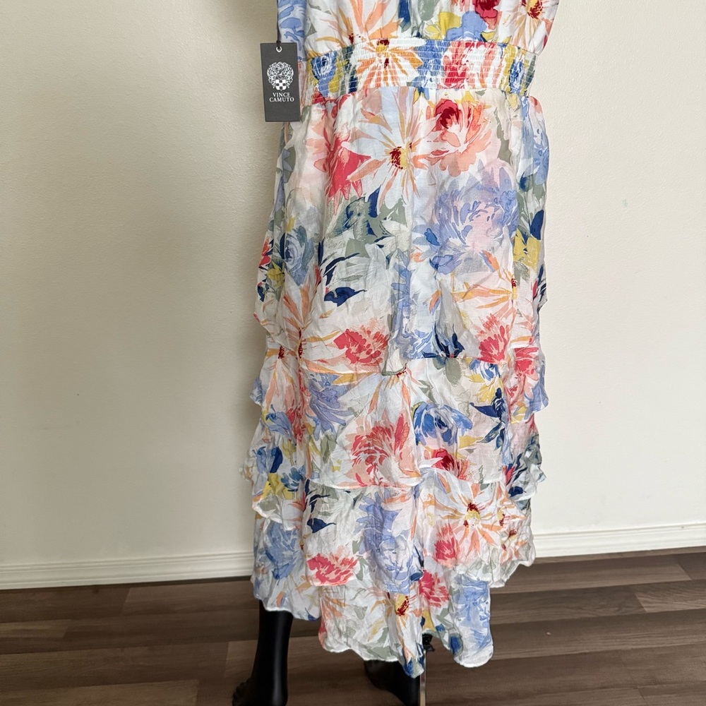 Vince Camuto Multicolor Asymmetrical Dress - Picture 13 of 15